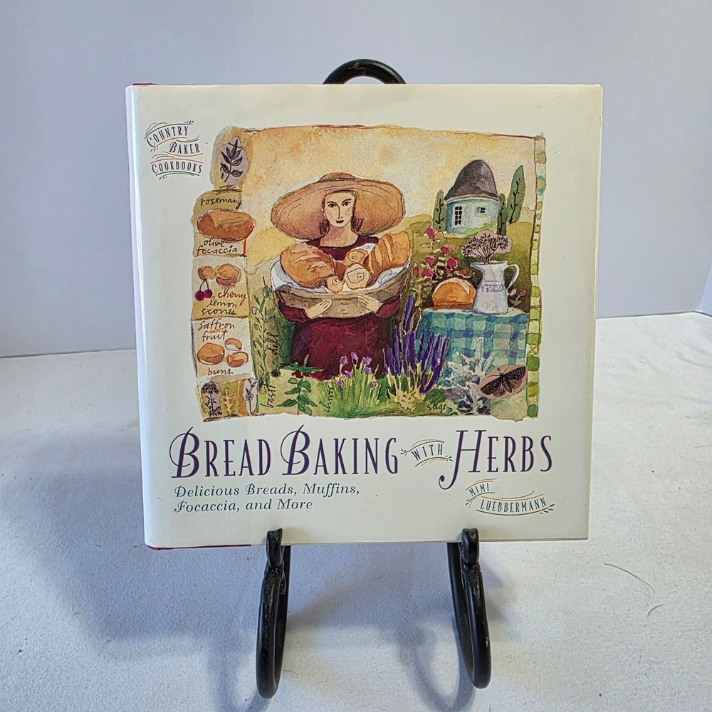 Bread Baking with Herbs Cookbook Delicious‎ Breads Muffins Focaccia 1996